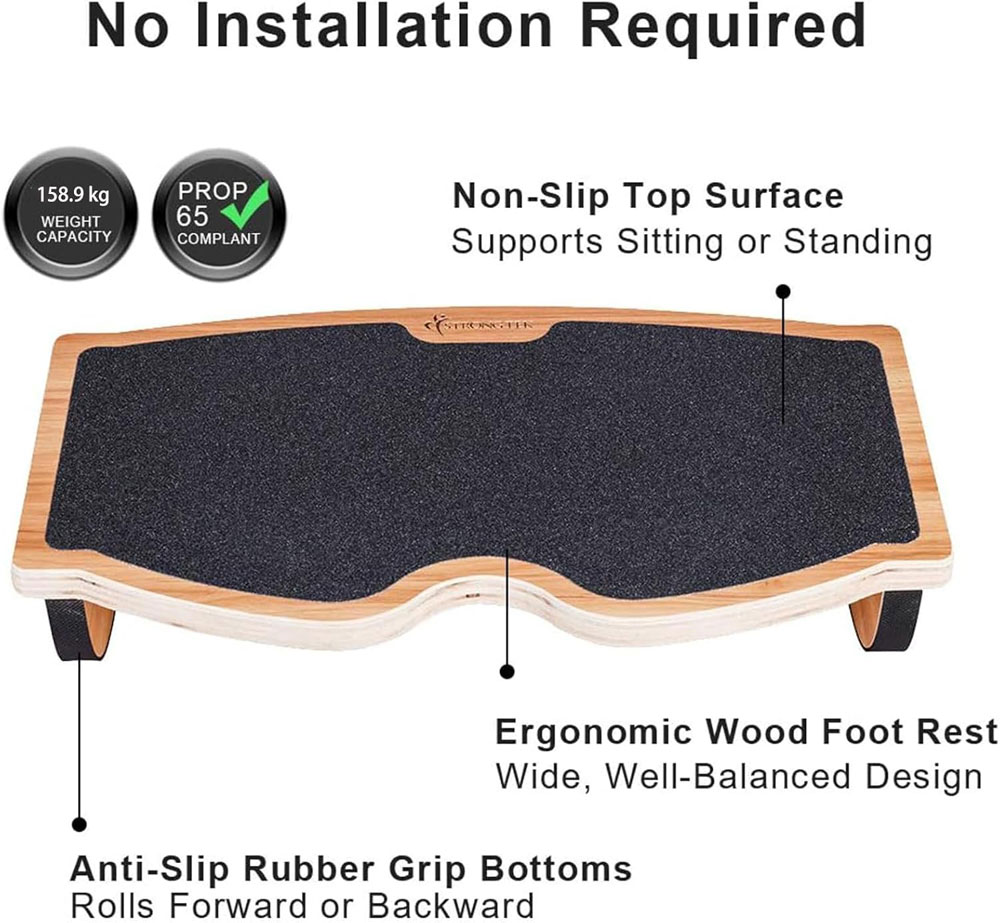 StrongTek rocking footrest - features