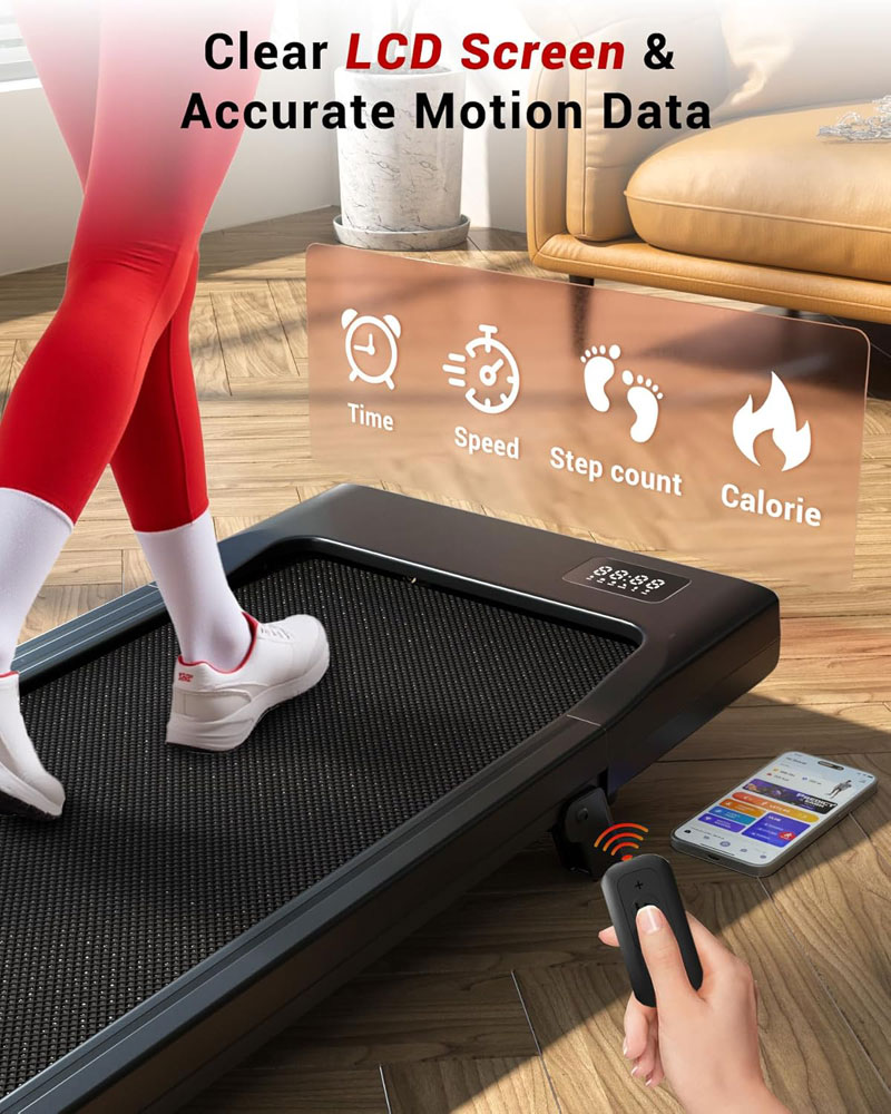 Superun Walking Pad Raceable 6% Incline - screen