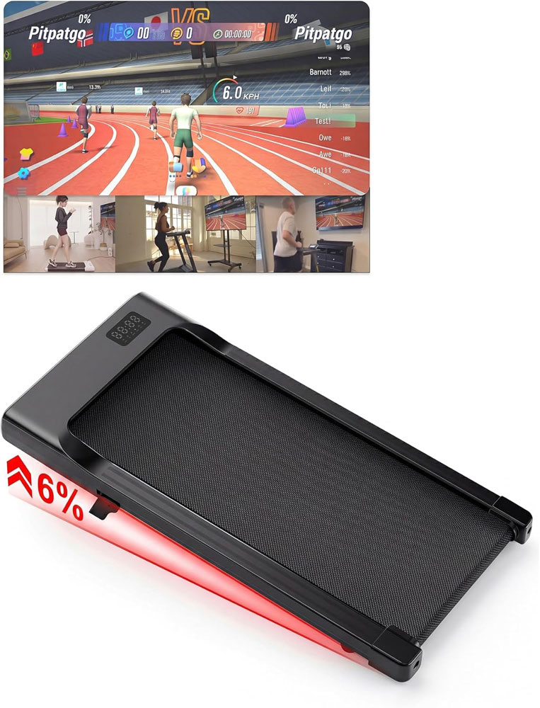 Superun Walking Pad Raceable 6% Incline