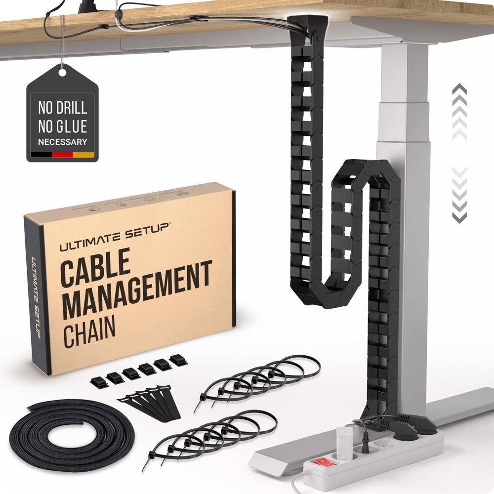 Ultimate Setup Under Desk Cable Management Raceway