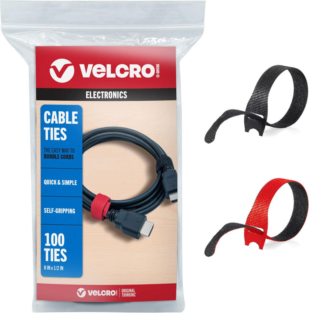 VELCRO Brand cable ties 100 pack