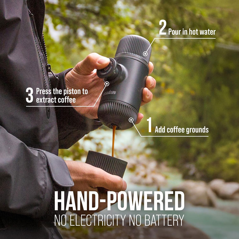 WACACO Nanopresso - usage steps