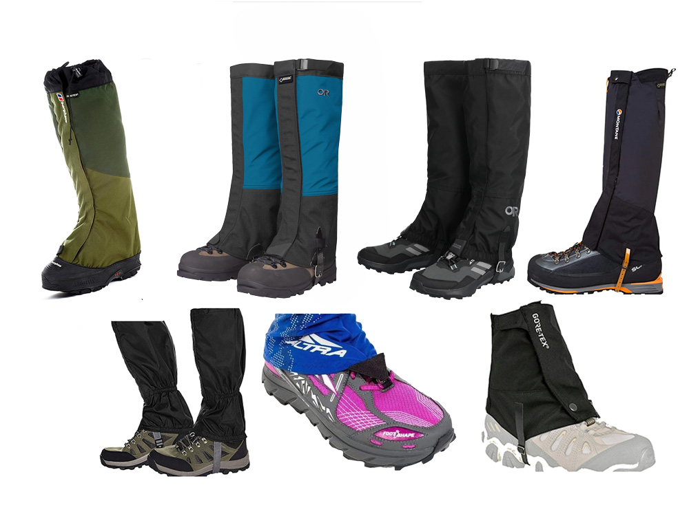 A selection of the best gaiters