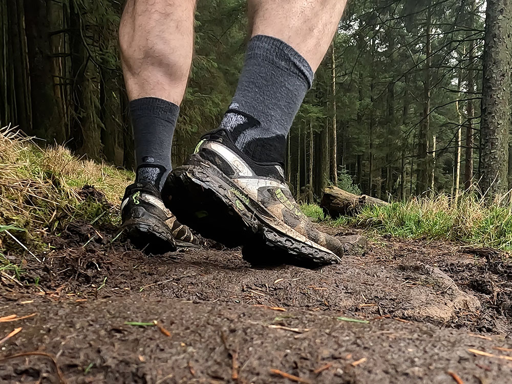 Bridgedale hiking sock and Inov8 shoe