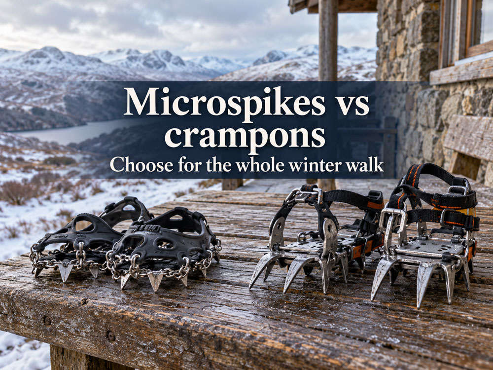 Microspikes vs crampons