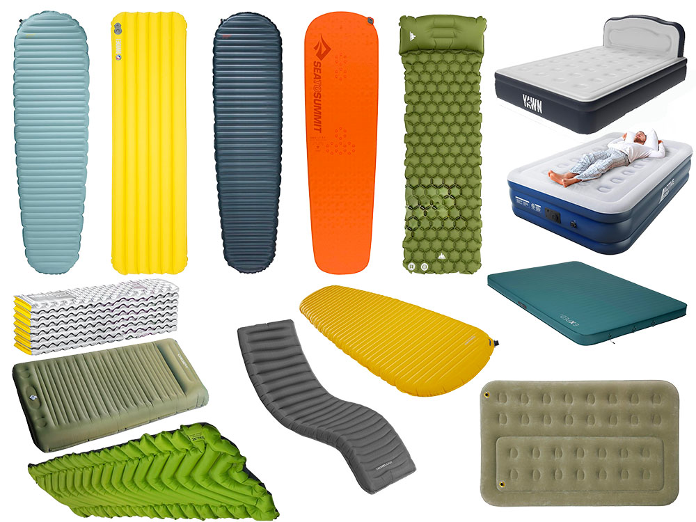 Selection of sleeping mats