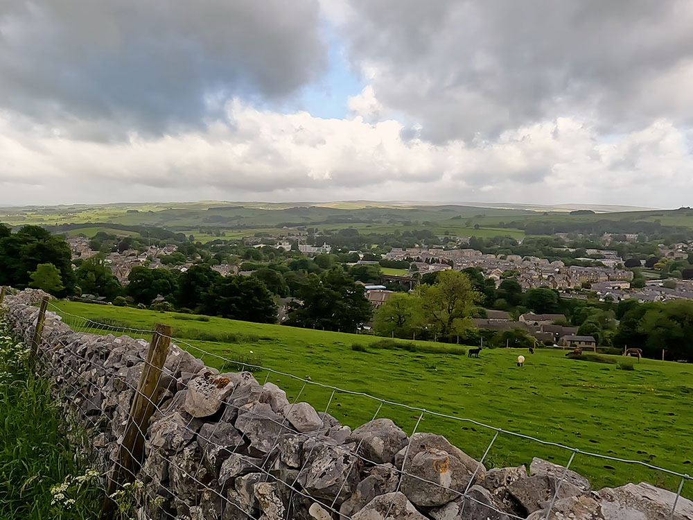 Looking back over Settle