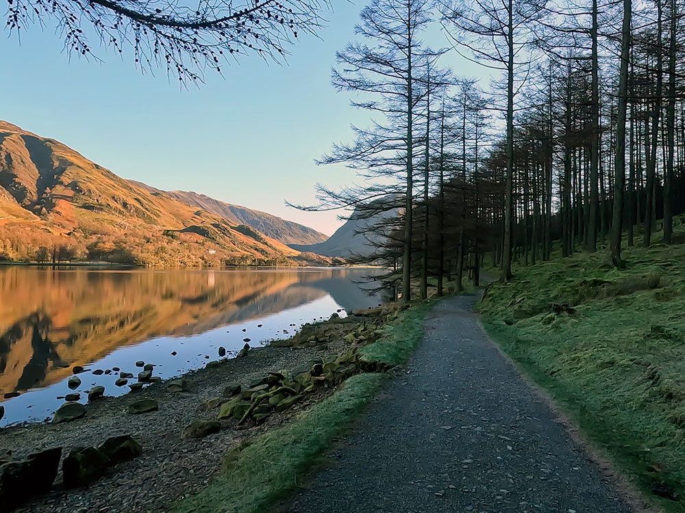Buttermere lakeside path