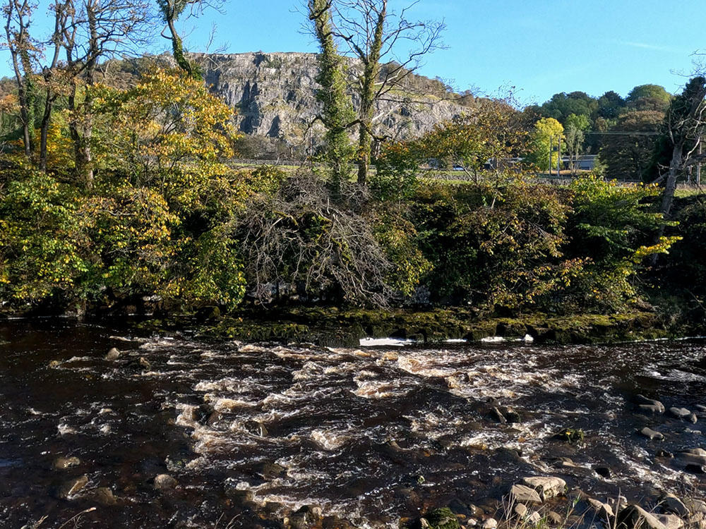 Stainforth Scar over the River Ribble