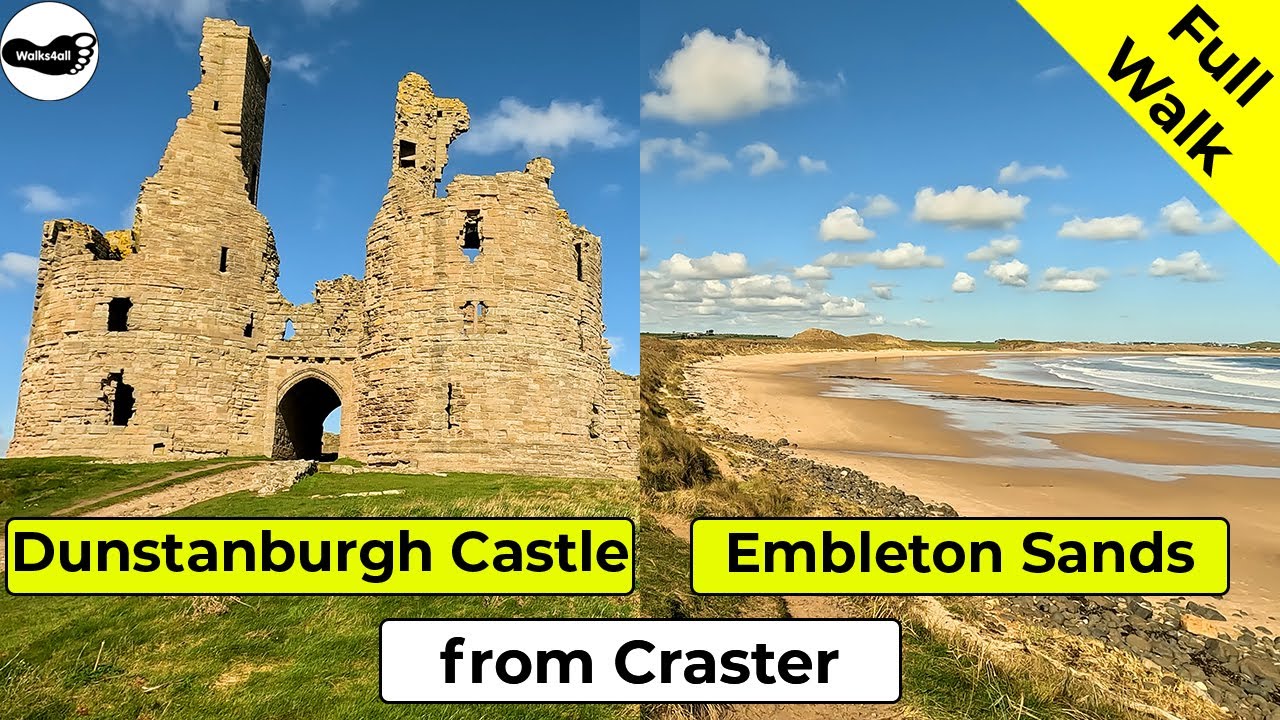 Video: Dunstanburgh Castle and Embleton Bay walk from Craster