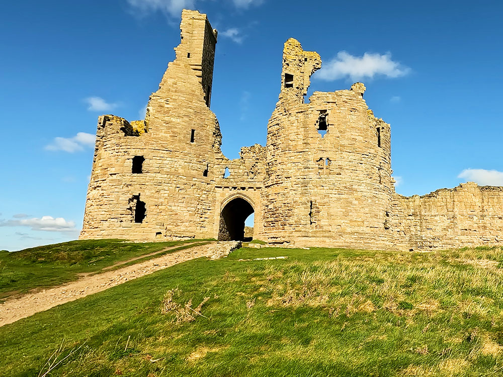 Entrance to Dunstanburgh Castle