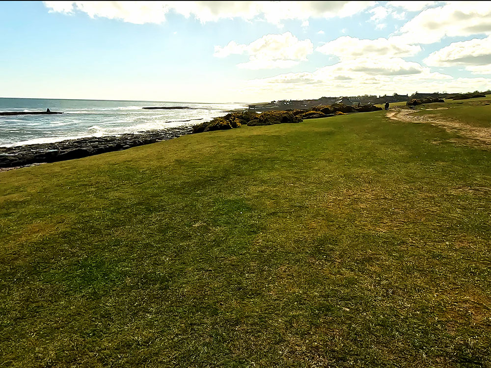 Heading along the Northumberland Coast Path and St Oswald's Way back towards Craster