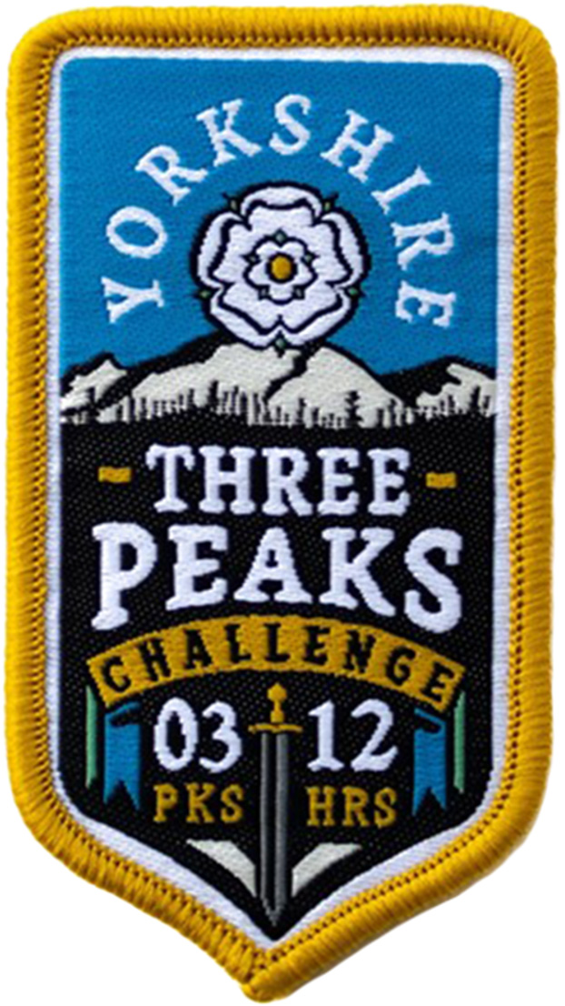 Yorkshire Three Peaks Challenge Patch