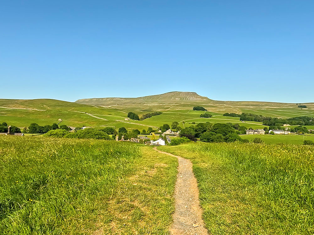 Dropping back down into Horton in Ribblesdale