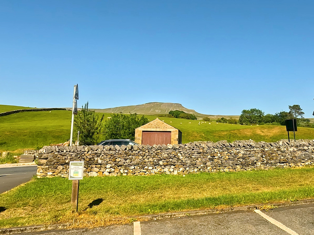 Pen-y-ghent from the car park in Horton in Ribblesdale