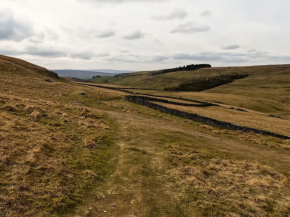 Dropping down towards Long Lane