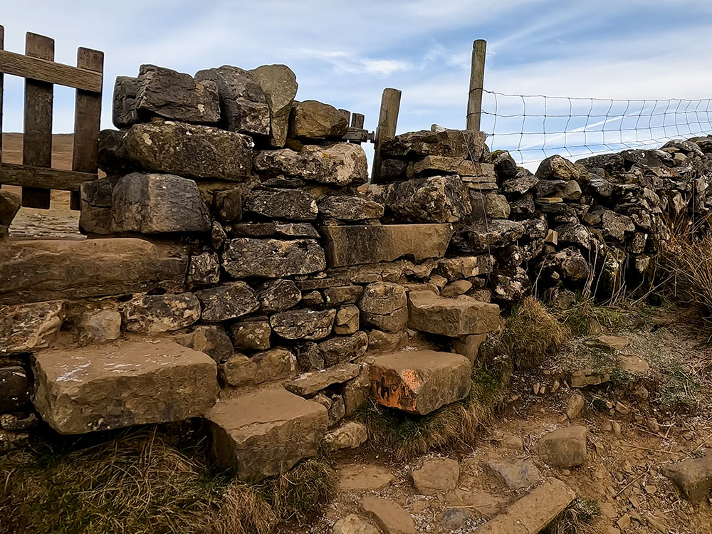 Gate on the way to Gaping Gill