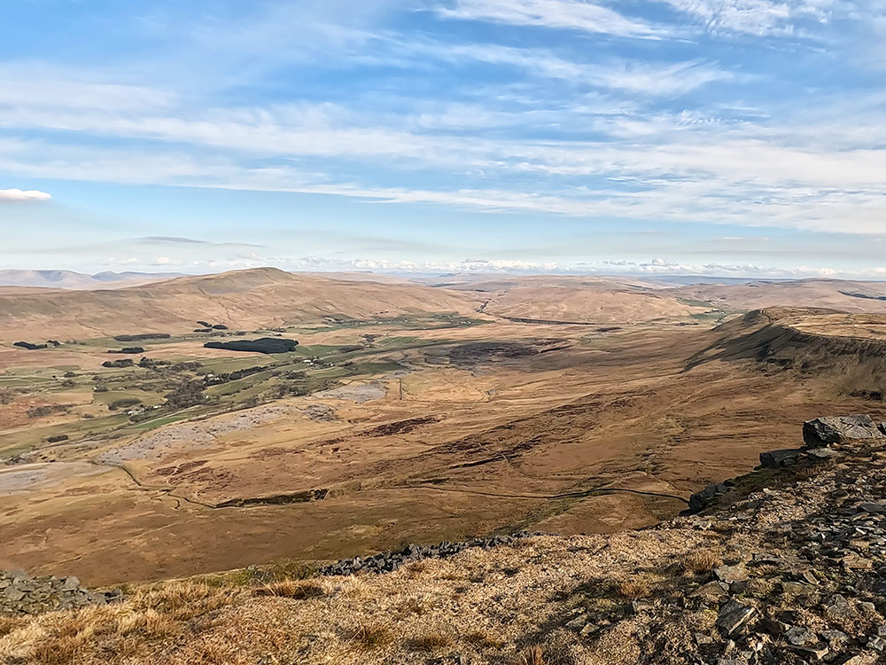 Ribblehead Viaduct, Whernside and the Howgills beyond
