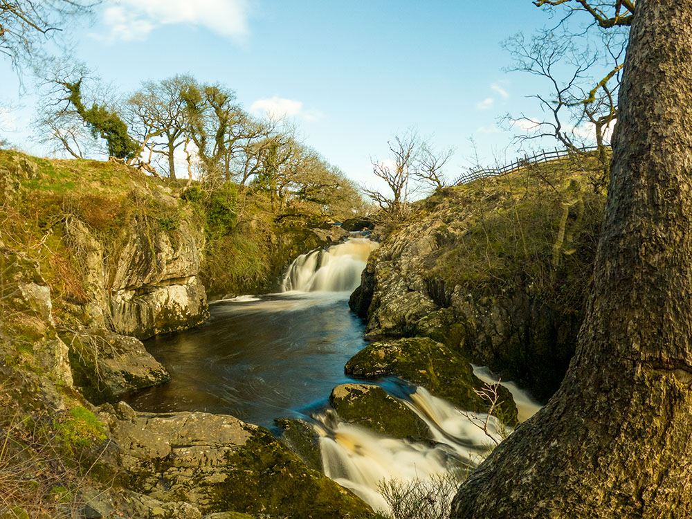 Beezley Falls on the Ingleton Waterfalls walk