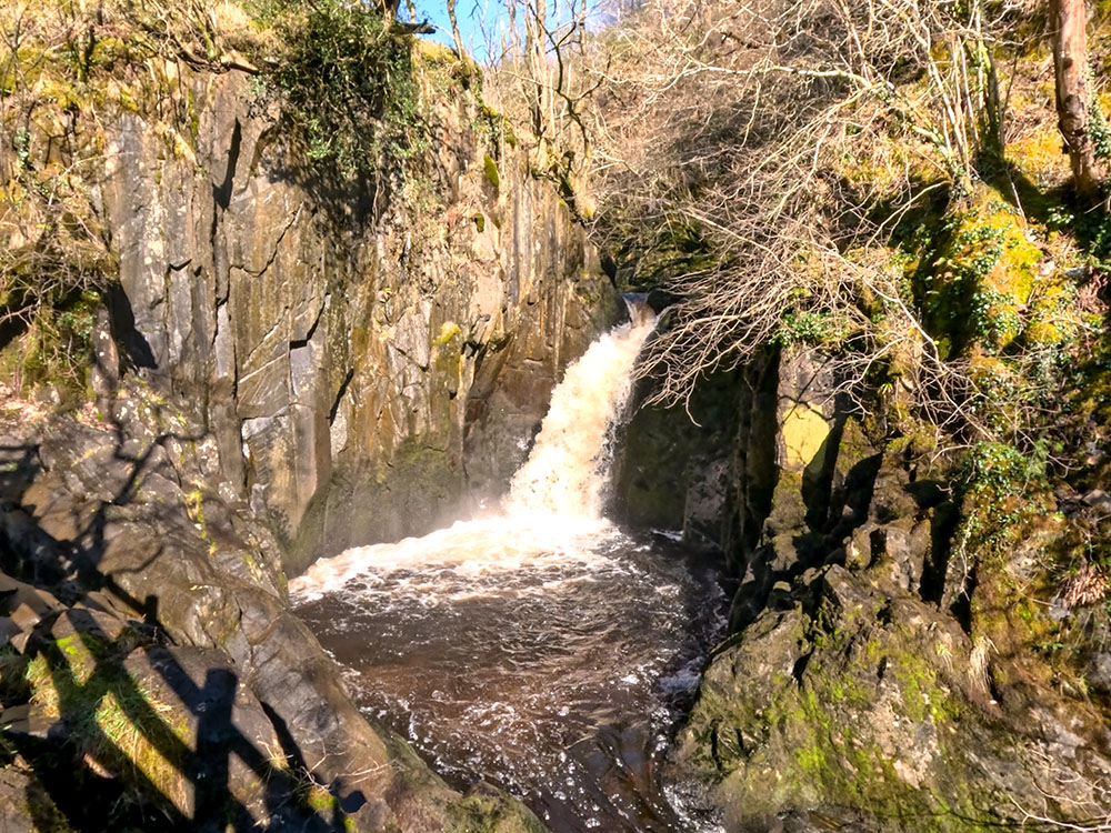 Hollybush Spout on the Ingleton Waterfalls Trail