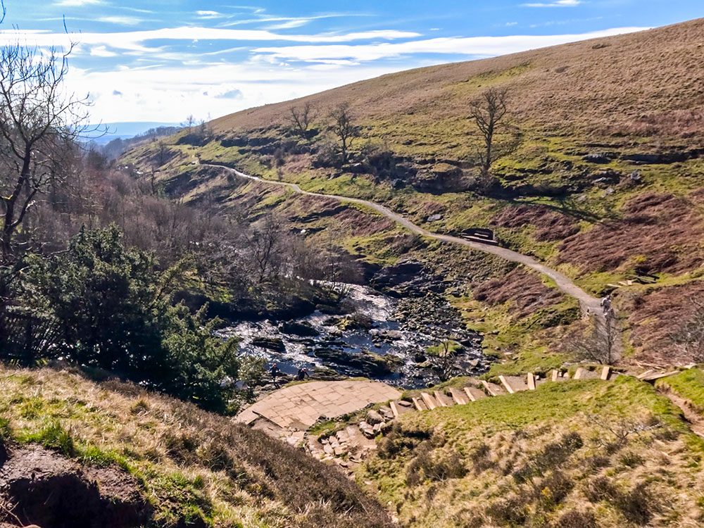 Looking back down the River Twiss