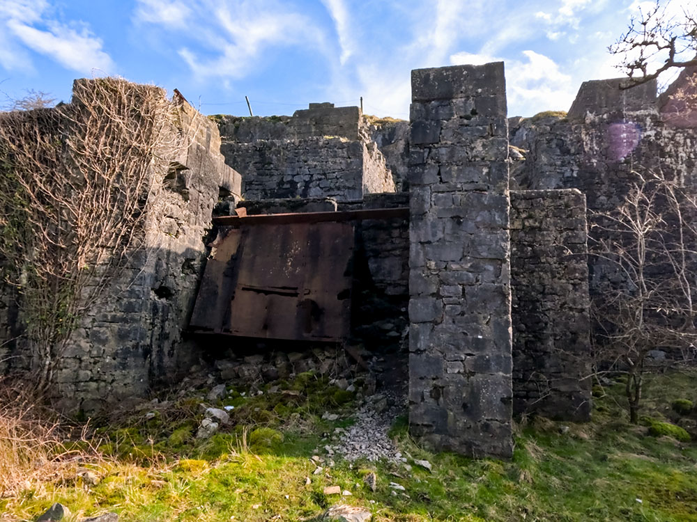 Parts of the disused pit