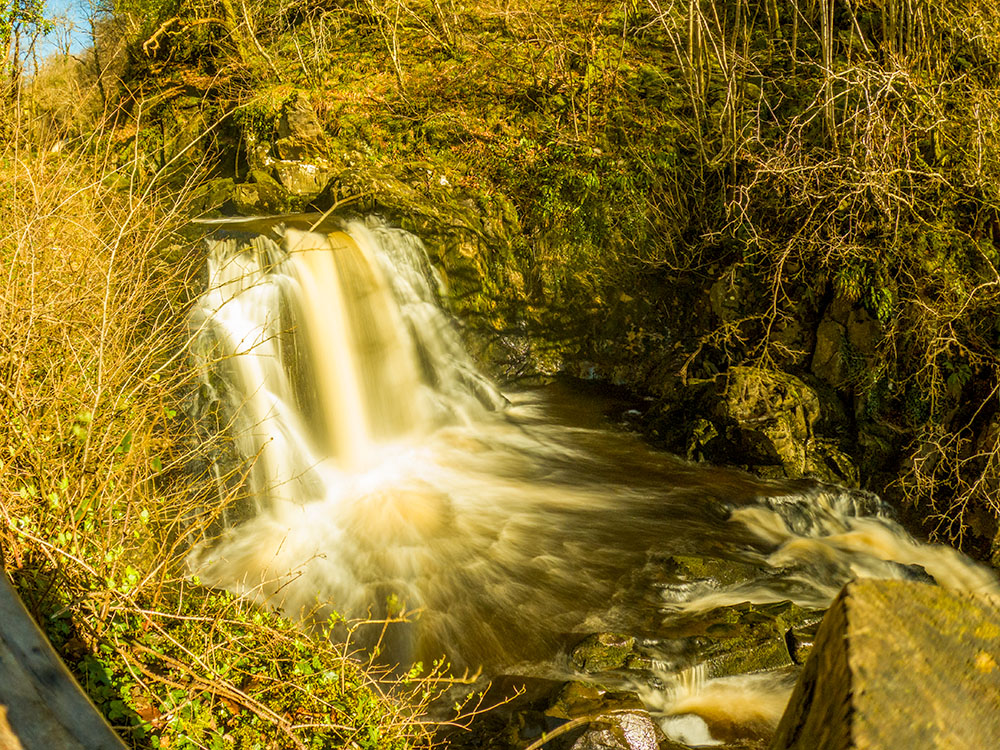 Pecca Falls on the Ingleton Waterfalls Trail