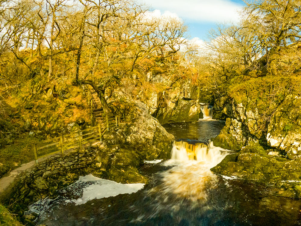 Rival Falls on the Ingleton Waterfalls Trail