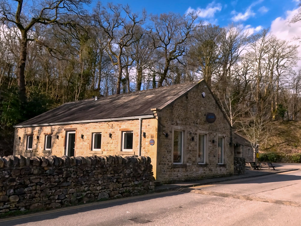 The Falls Bar and Kitchen at the entrance to the Ingleton Waterfalls Trail