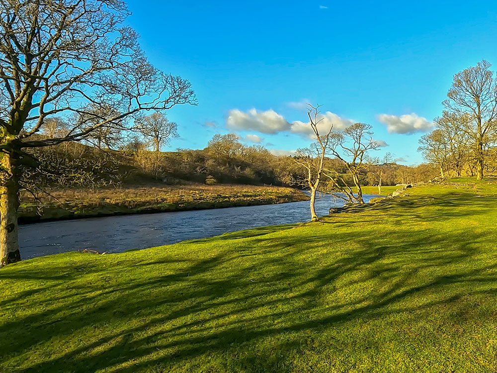 The path alongside the River Wharfe