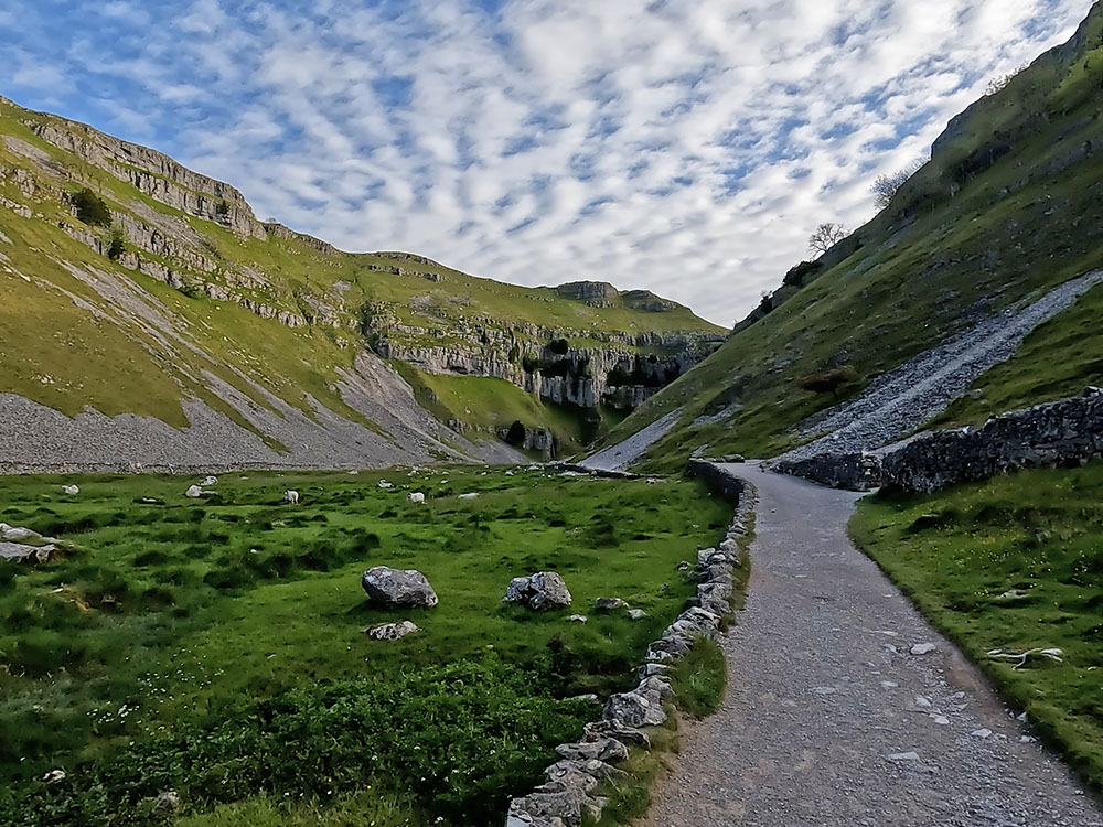 Approaching Gordale Scar