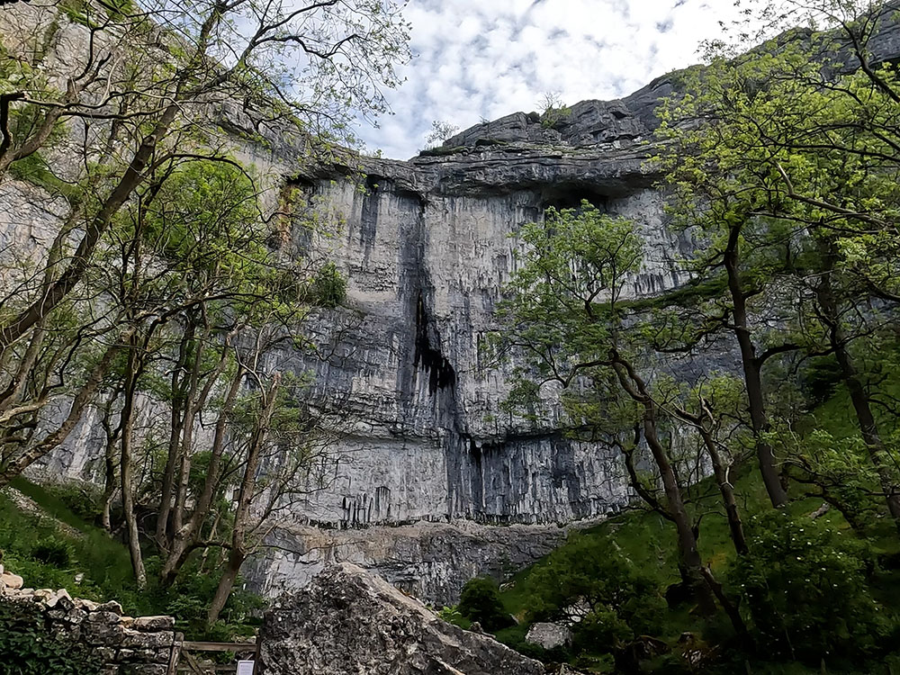 Close-up of Malham Cove