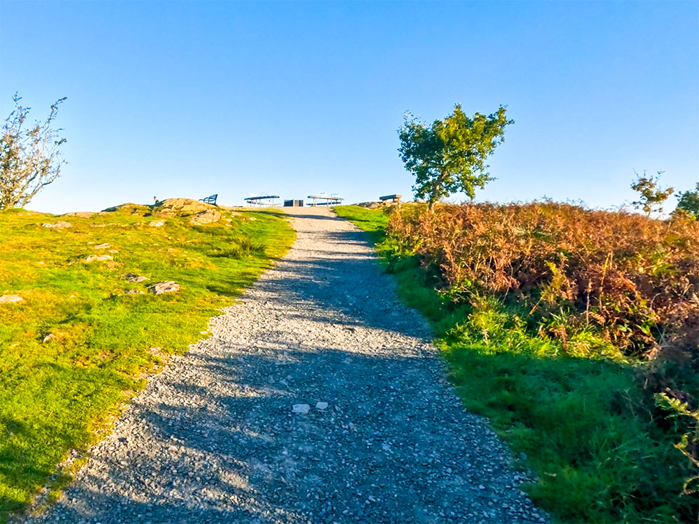 Approaching Orrest Head summit