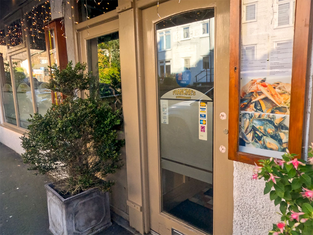 Francine's restaurant in Windermere