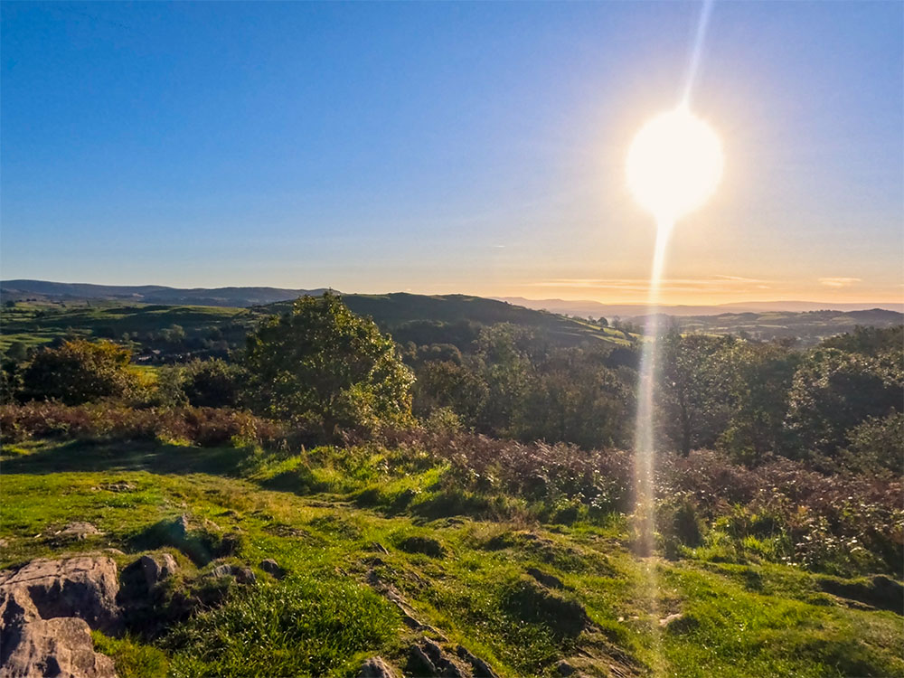 Looking south-east from Orrest Head summit