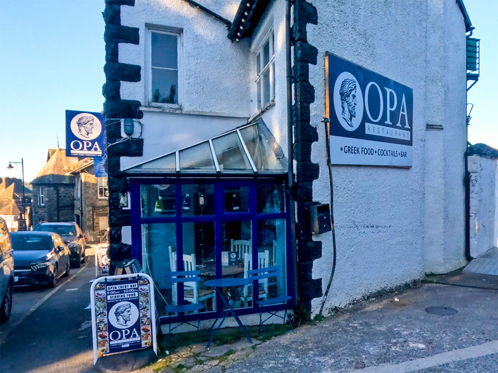 OPA Greek restaurant in Windermere