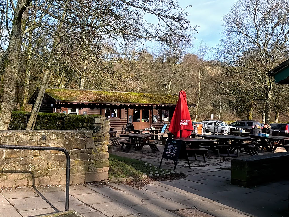 Cabin Cafe in Barley car park