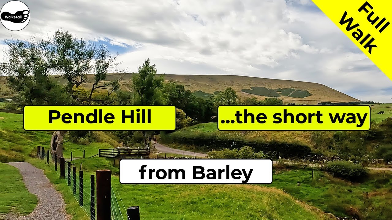 Video: Pendle Hill walk via The Pendle Way (Short Route) from Barley