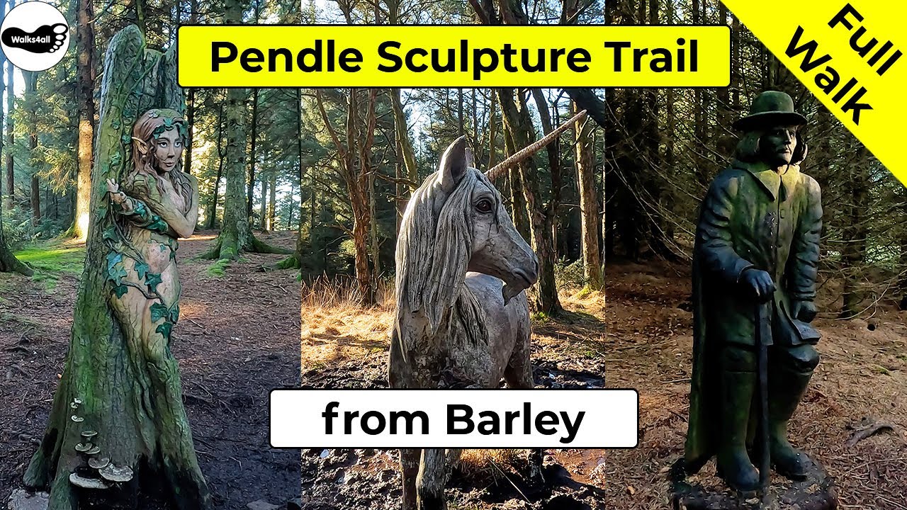 Video: Pendle Sculpture Trail walk from Barley