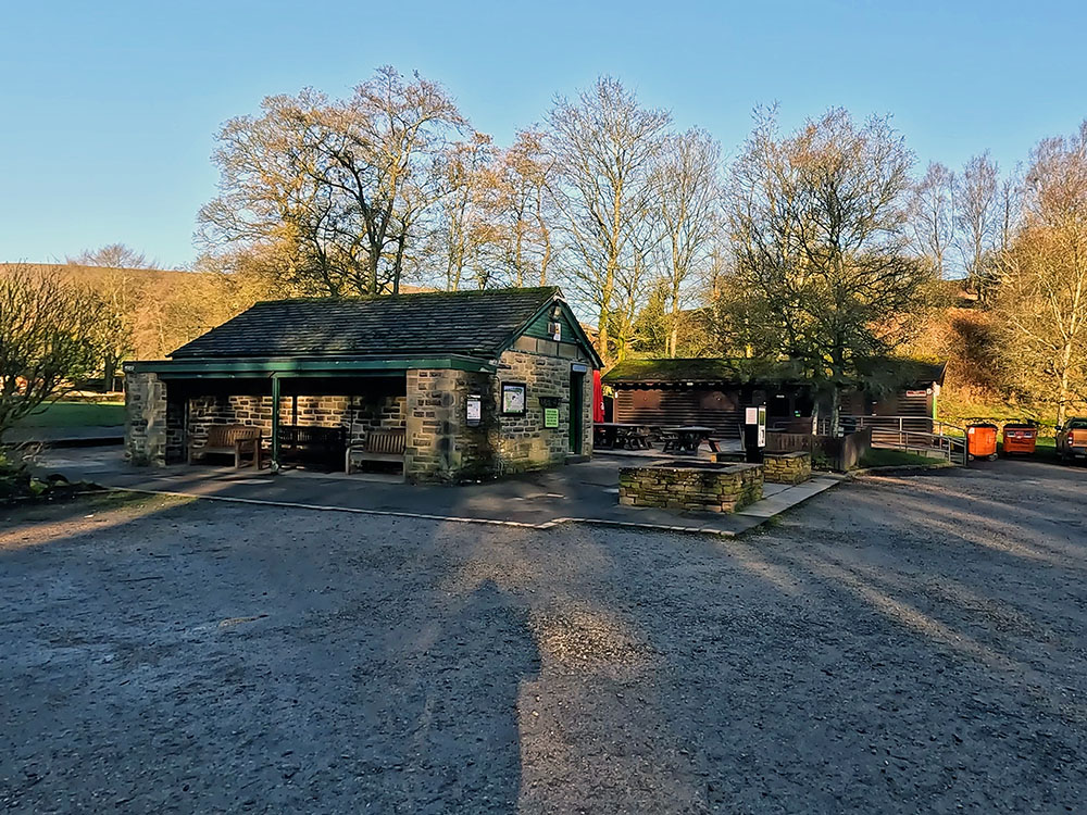 Car park in Barley, Lancashire