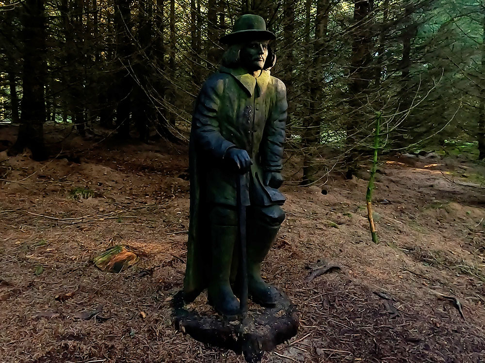 The Witchfinder in the Pendle Sculpture Trail