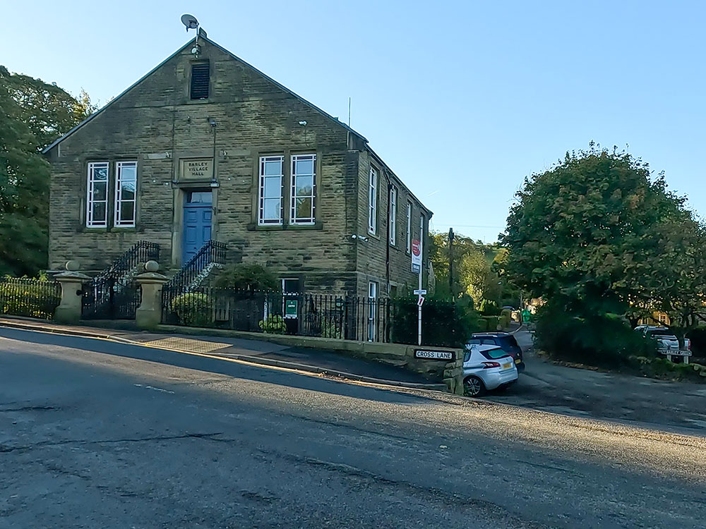 Passing by Barley Village Hall