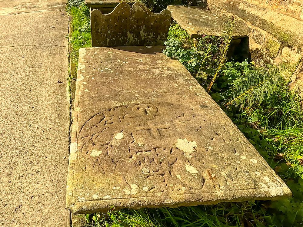 The 'witches' grave in Newchurch in Pendle