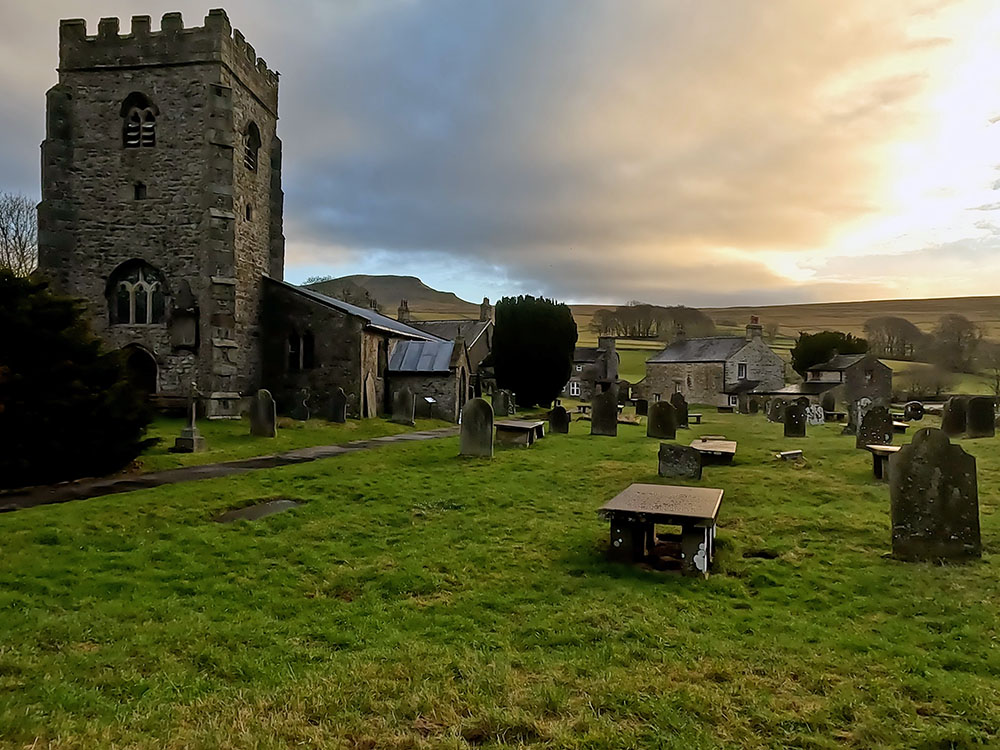 St Oswald's Church and Pen-y-ghent