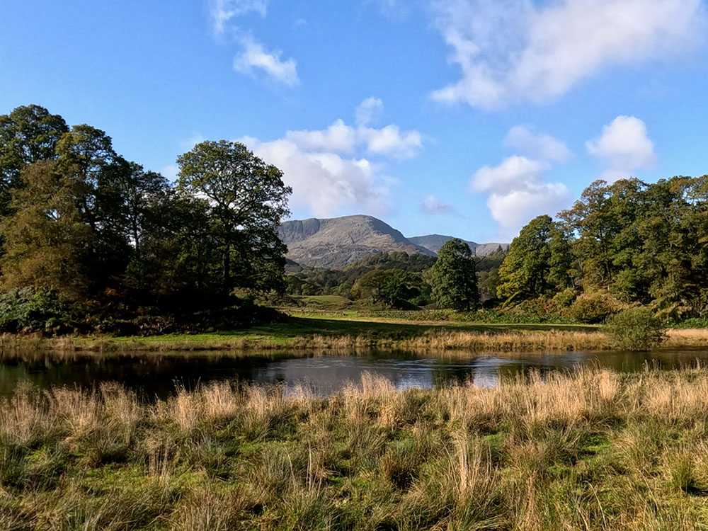 Looking towards Wetherlam over Elter Water