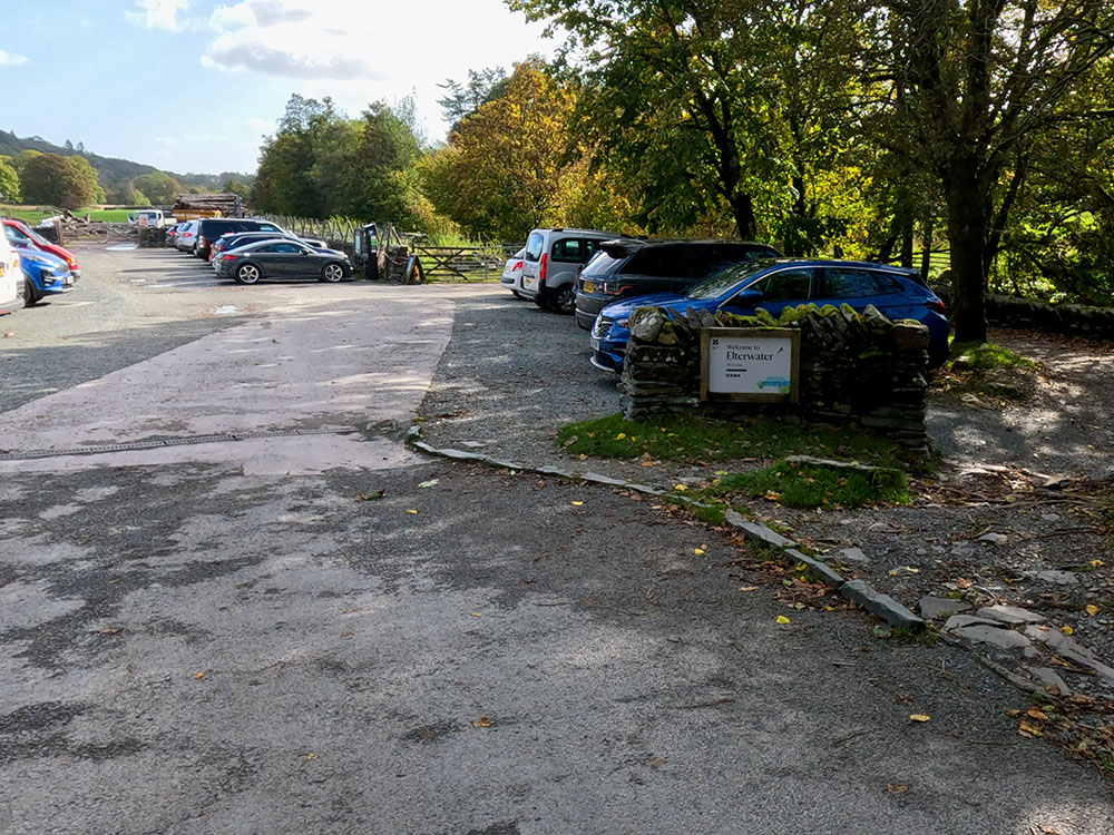 National Trust Car Park Elterwater