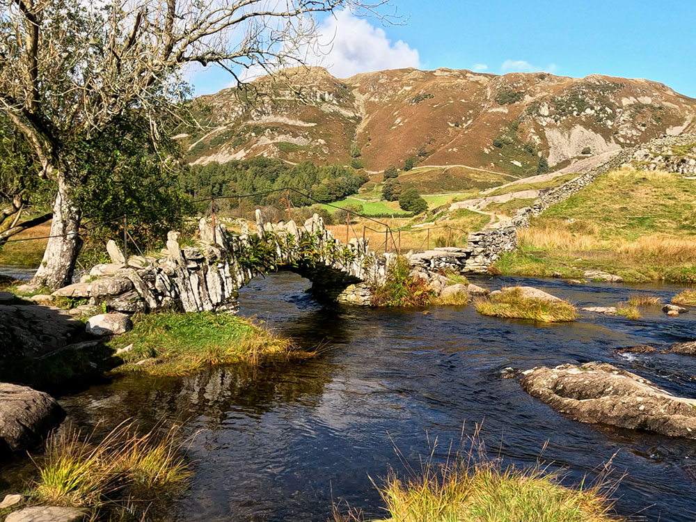 Slater Bridge and Lingmoor Fell