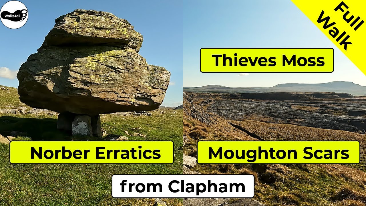 Video: Thieves Moss, Moughton Scars and Norber Erratics walk from Clapham
