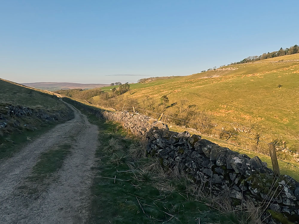 Looking back down Long Lane