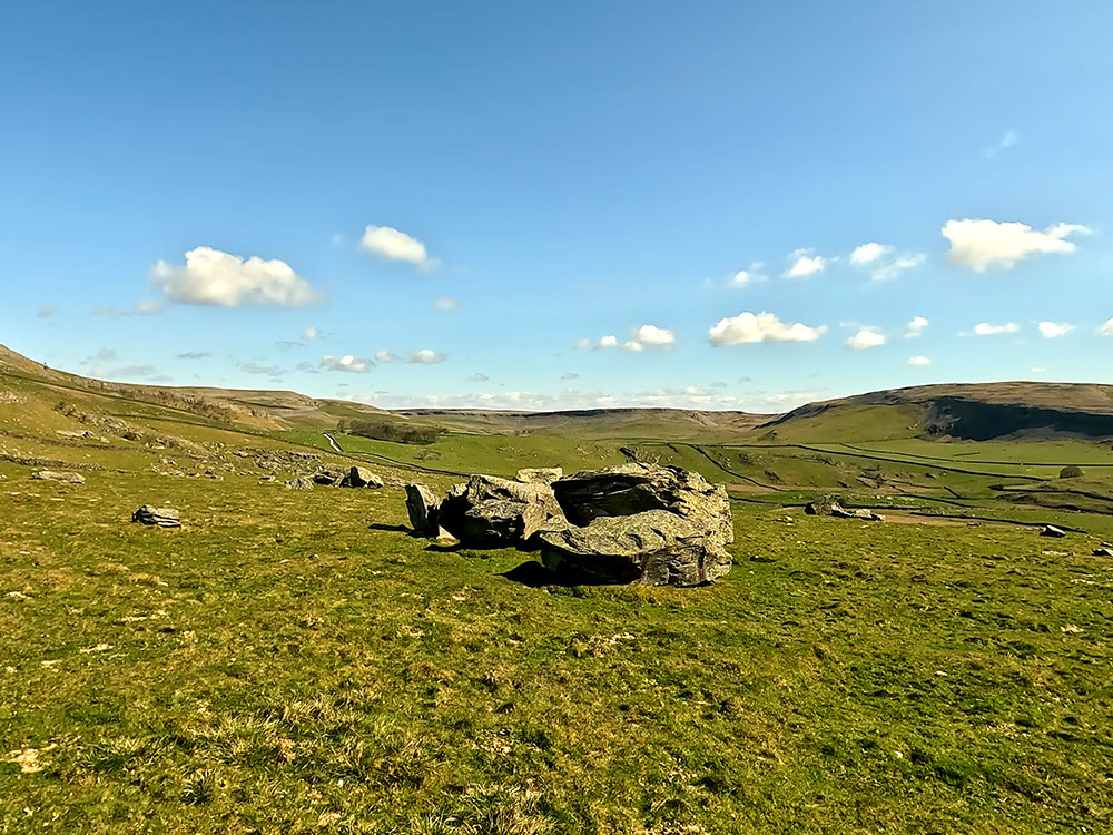 Looking back towards Moughton Scars from the Norber Erratics